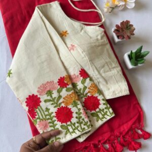 new handloom khadi cotton saree copy