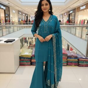 pure mul chanderi fabric – soft, rich & premium beautiful designer short kurti copy